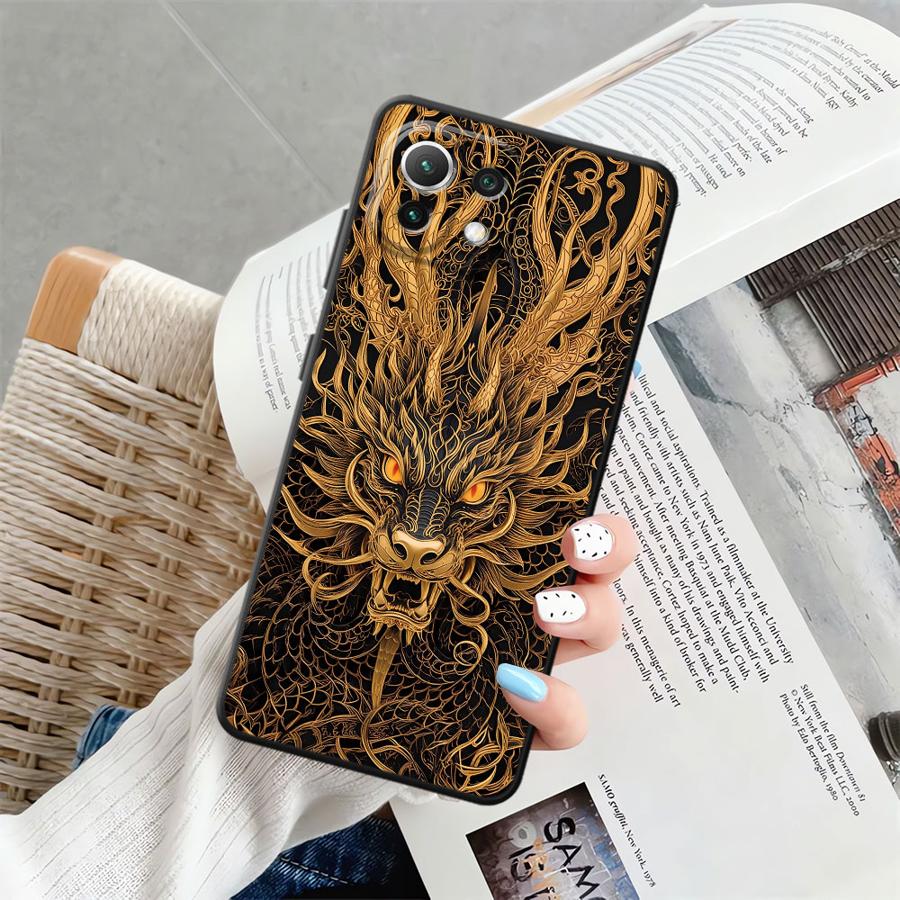 Dragon Totem Funda Phone Cover Case for Xiaomi Mi 12X 12 11 11T 14 12T Pro 10T 15 Pro 13 Lite