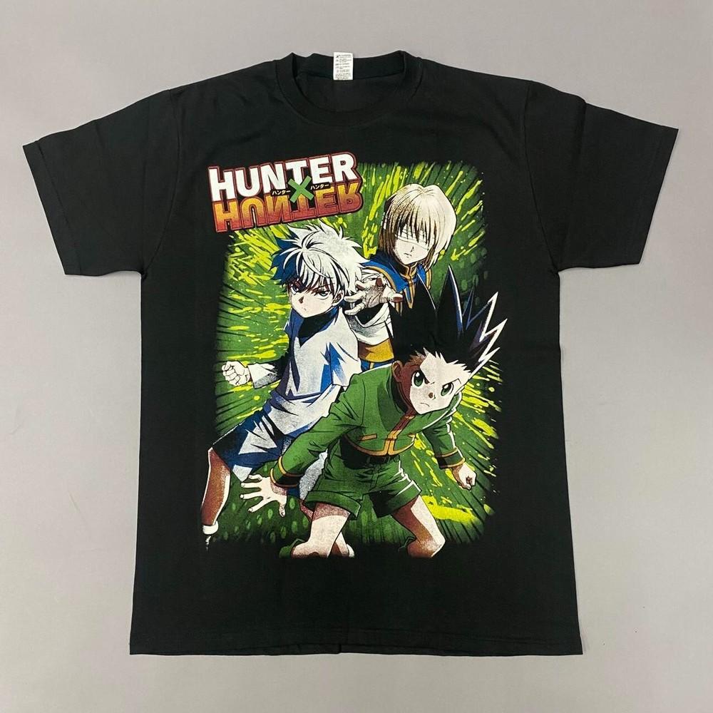 Vintage style Hunter x Hunter Anime short sleeve black color shirt KV35270