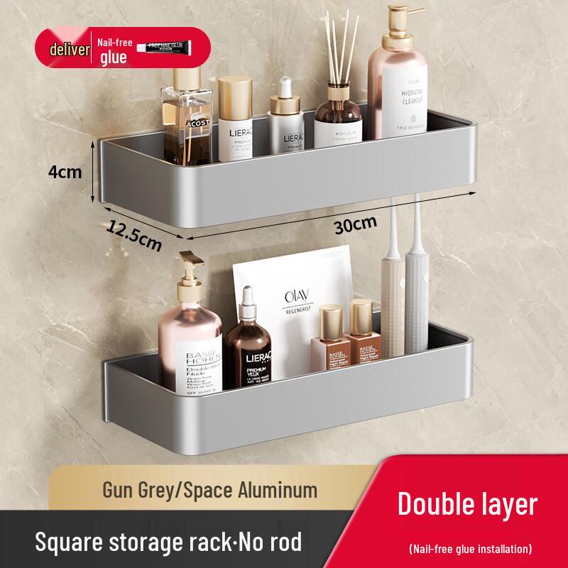 DANLE Badrumshyllhörn i rymdaluminium