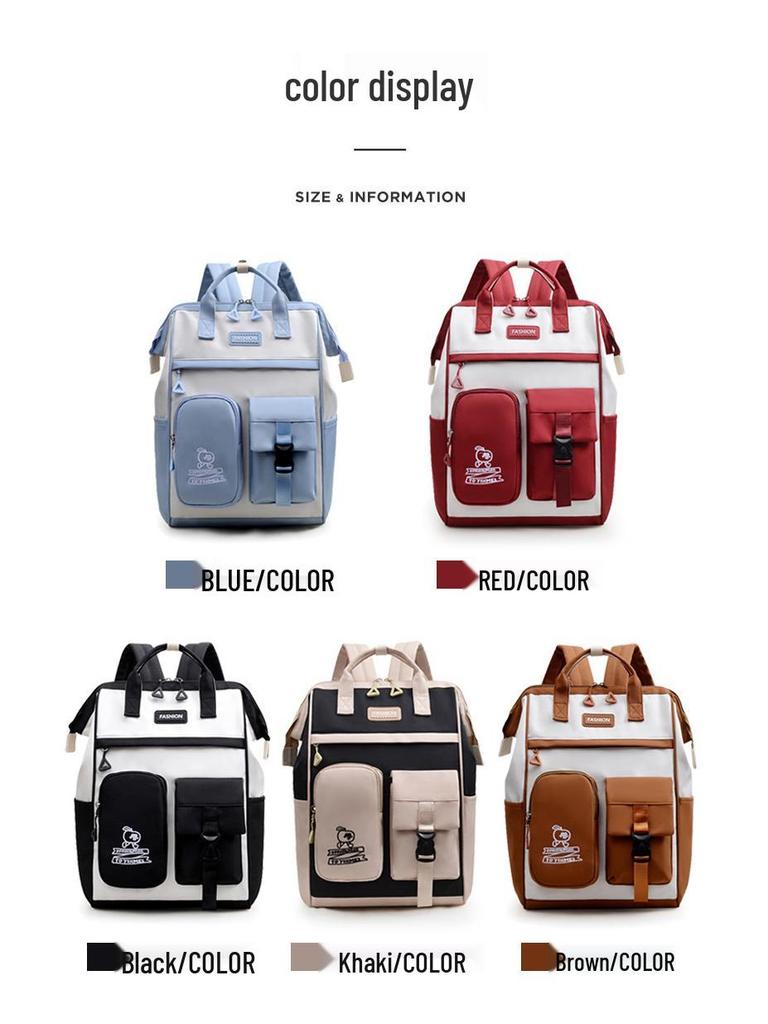 Trendiger leichter Rucksack mit großem Fassungsvermögen für Damen - Perfekt für High School, Universität oder Mütter