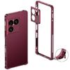 Voor Sony Xperia 1 VIII Afneembare Metalen Camera Bescherming Ultra-Dunne Hoes Voor Sony Xperia1 VIII Metalen Frame Schokbestendige Cover Bumper