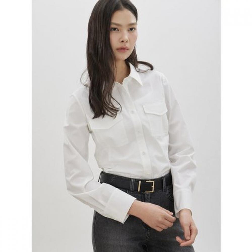 Cc Collect Pocket Slim Shirt Blouse C261msc005