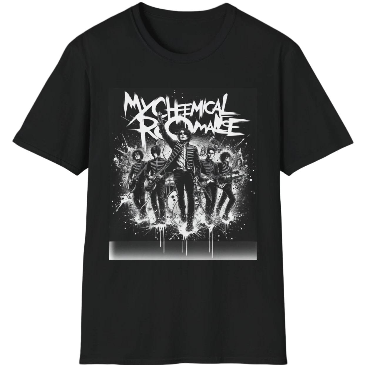 

My Chemical RoUnisexce band 2026 Unisexs TShirt Unisex ONeck Cotton Short Sleeve Y2k Popular Oversized Tee Fans Gifts Hip Hop tops M
