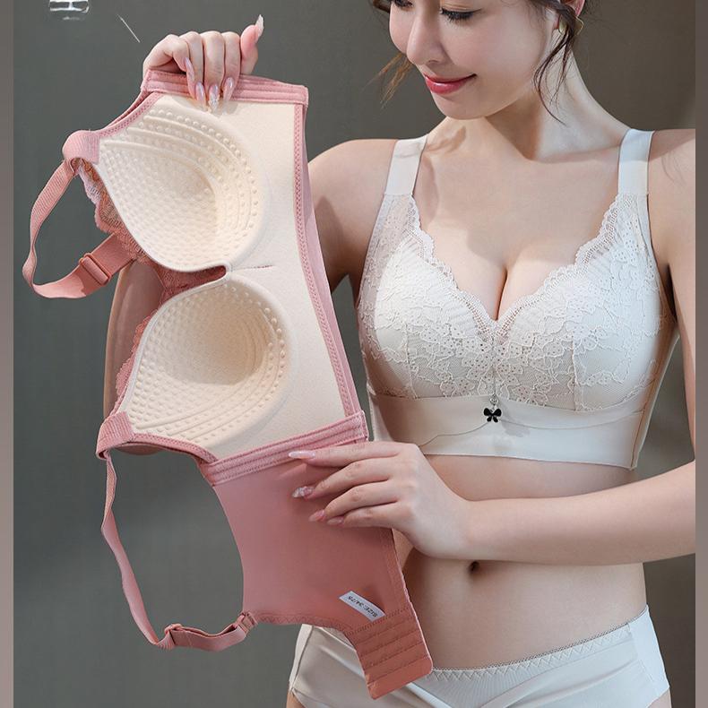 Large-sized Bra Women's Thin Cup Underwear Lactation Adjustment Bra Push Up Bra