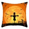 New Halloween Pumpkin Scarecrow Night Print Pillow Home Sofa Cushion Cover