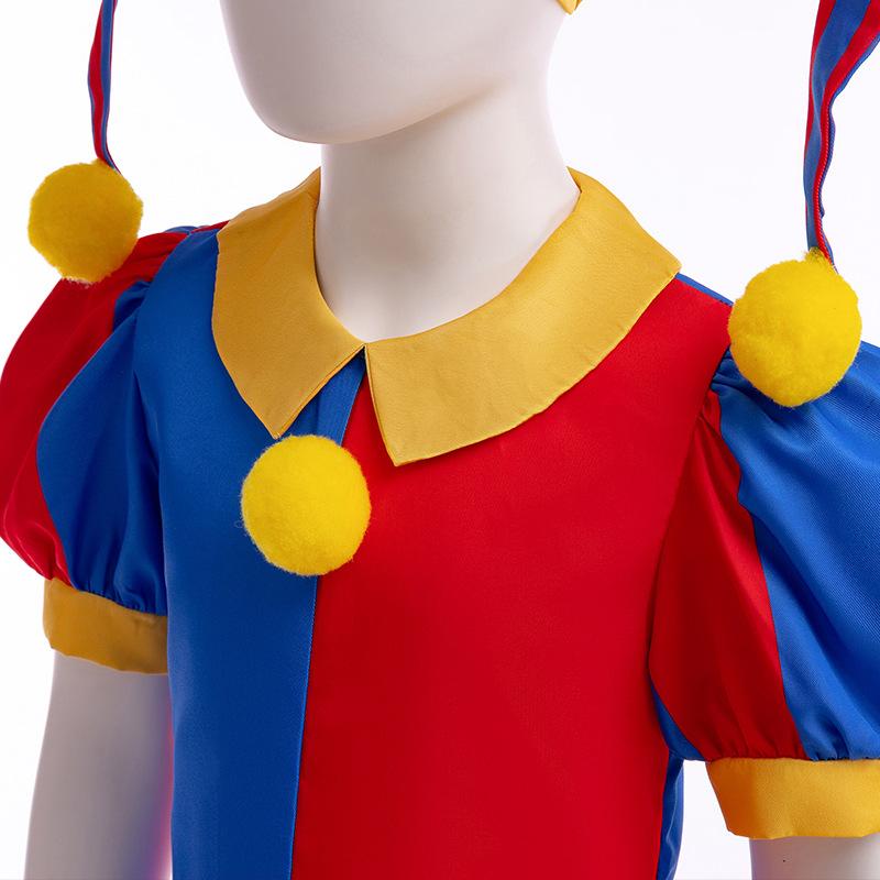 Anime Pomni Úžasný digitální cirkus Cosplay Kostým Kombinéza Halloweenský oblek Purimový kostým Kreslený Cosplay