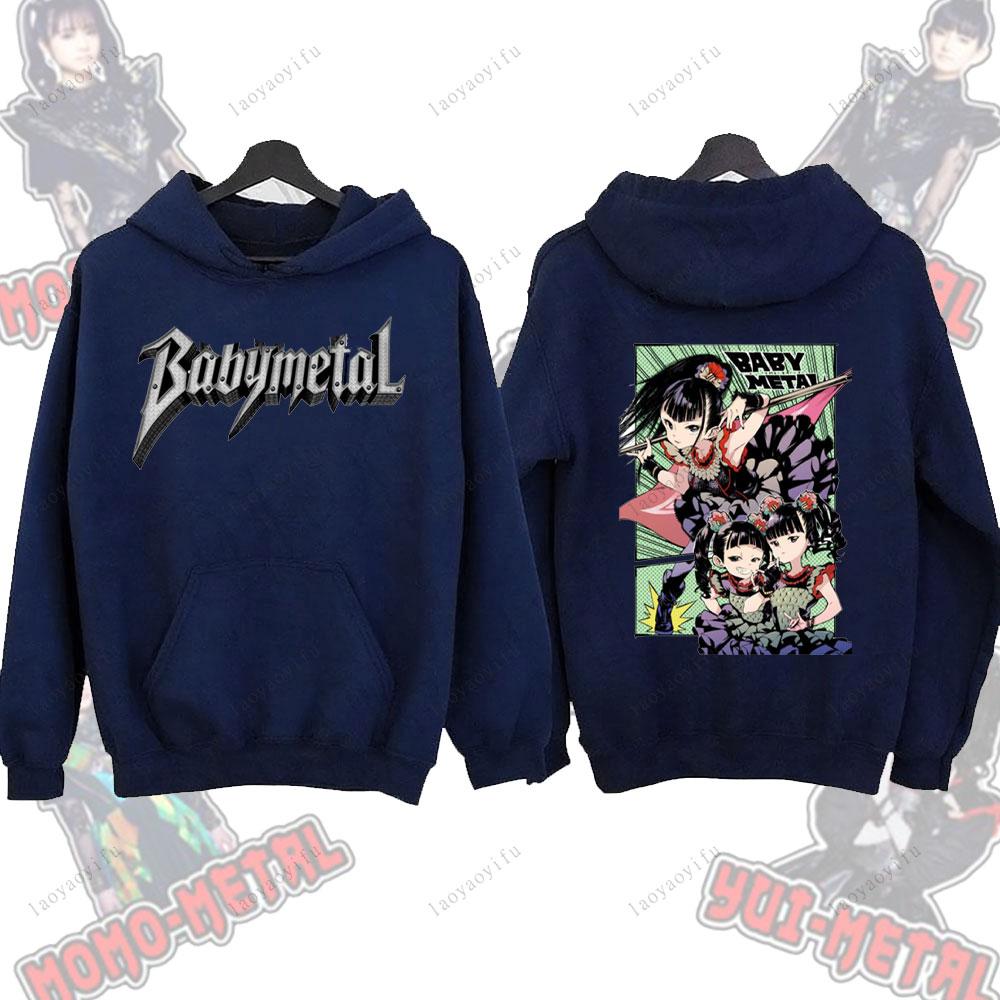 Babymetal Metal Galaxy Japan Death Metal Band Hoodies Herren Casual Hoodies Pullover Paar Streetwear Neue Herbst Winter Hoodies