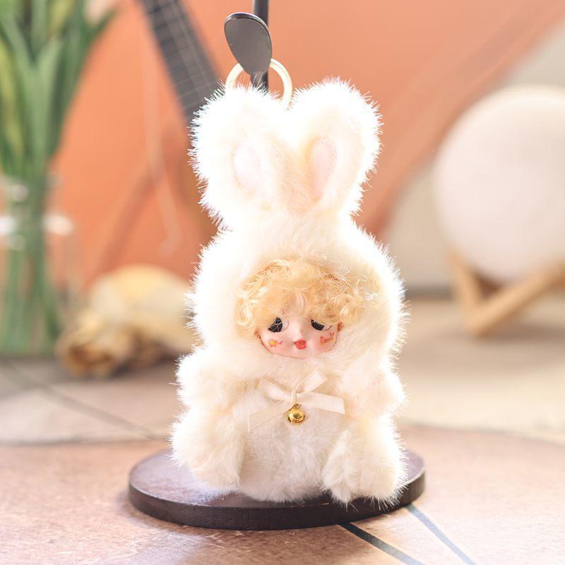 Plush Animal Keychain With Soft Crystal Plush For Kids And Adults