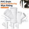 Y-Shaped PVC Drain Wye Fitting 2",3",4",5",6" Drain Pipe Joint  Pipeline Accessories