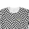 Vans Comfortable Short Sleeve Crew Neck T-Shirt Women Tops Black White Checkerboard VN000GTDCWT