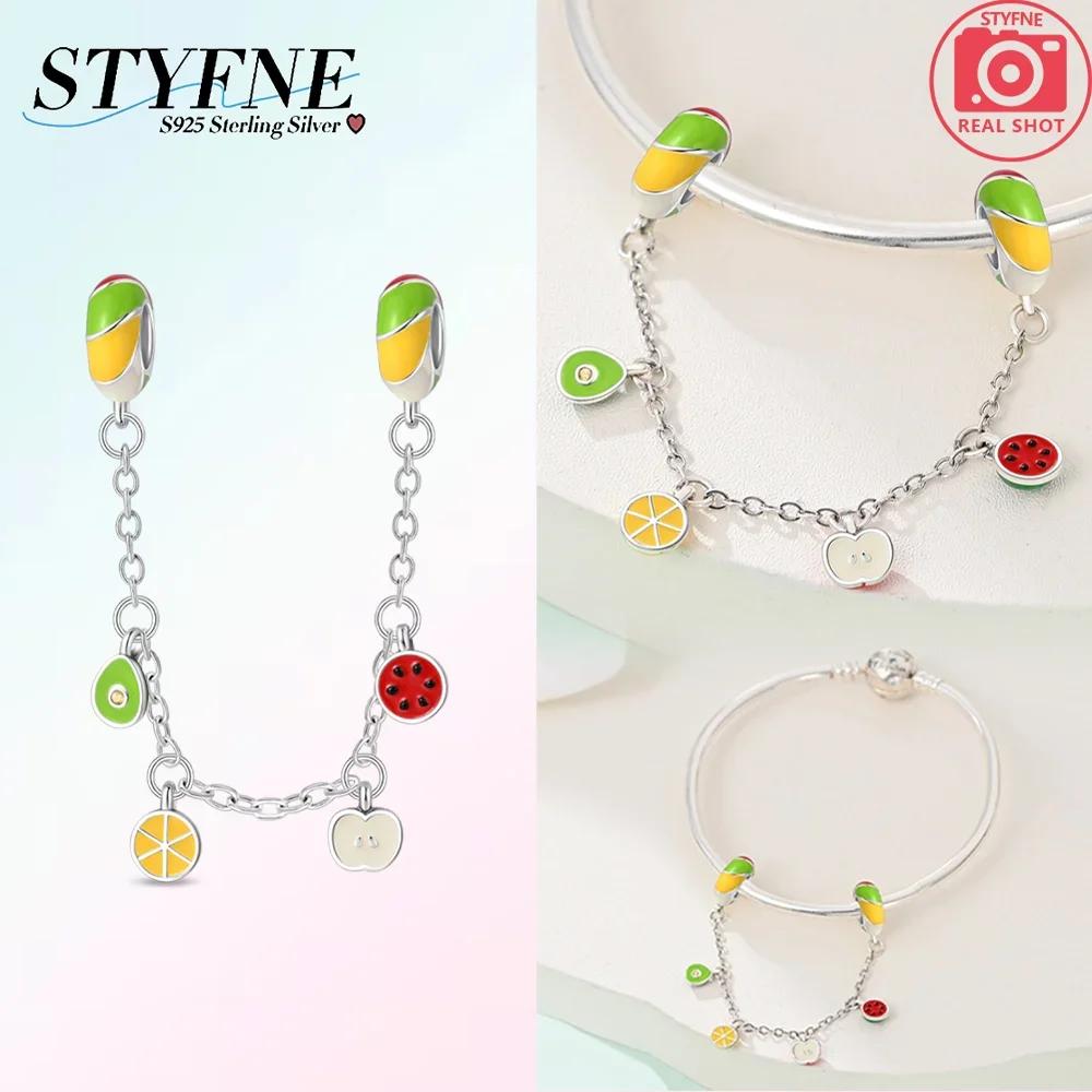 Original 100% Copper Clasp Clip Bead Star Moon Safety Chain Fit Original Bracelet Diy Jewelry Making Women Gift