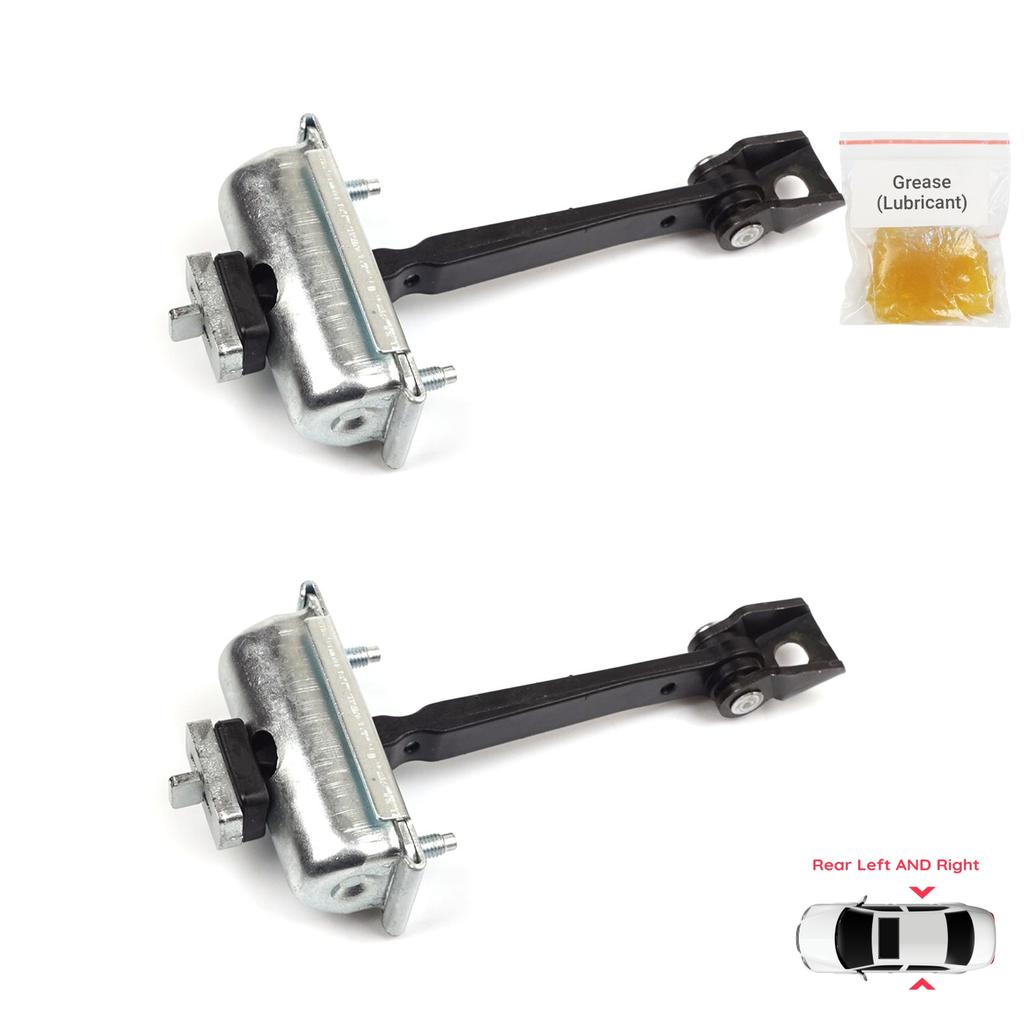 BDP1233-1 2 Pieces Rear Left AND Right Door Catch Hinge Brake Stop Check Strap Limiter for Vauxhall Opel Corsa D S07 2006-2014 13181961