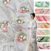 100x150cm Flower Embroidery Fabric for Sewing Hanfu Ancient Style Cheongsam Horse-face Pleated Skirt Clothing Designer Fabric