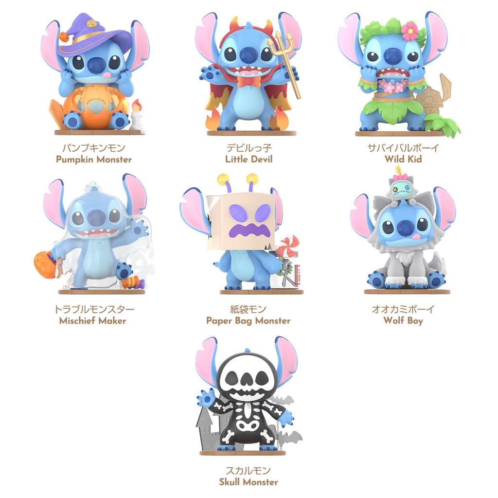 TOP TOY Disney Stitch's Mischievous Diary Series [Assorted Box of 6] Gachapon Blind Box Figures Soft Vinyl PVC Premium Toy Birthday Gift Stitch