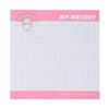 Sanrio Petit Collection Fluffy Memo Pad With Clip My Melody Japan NEW