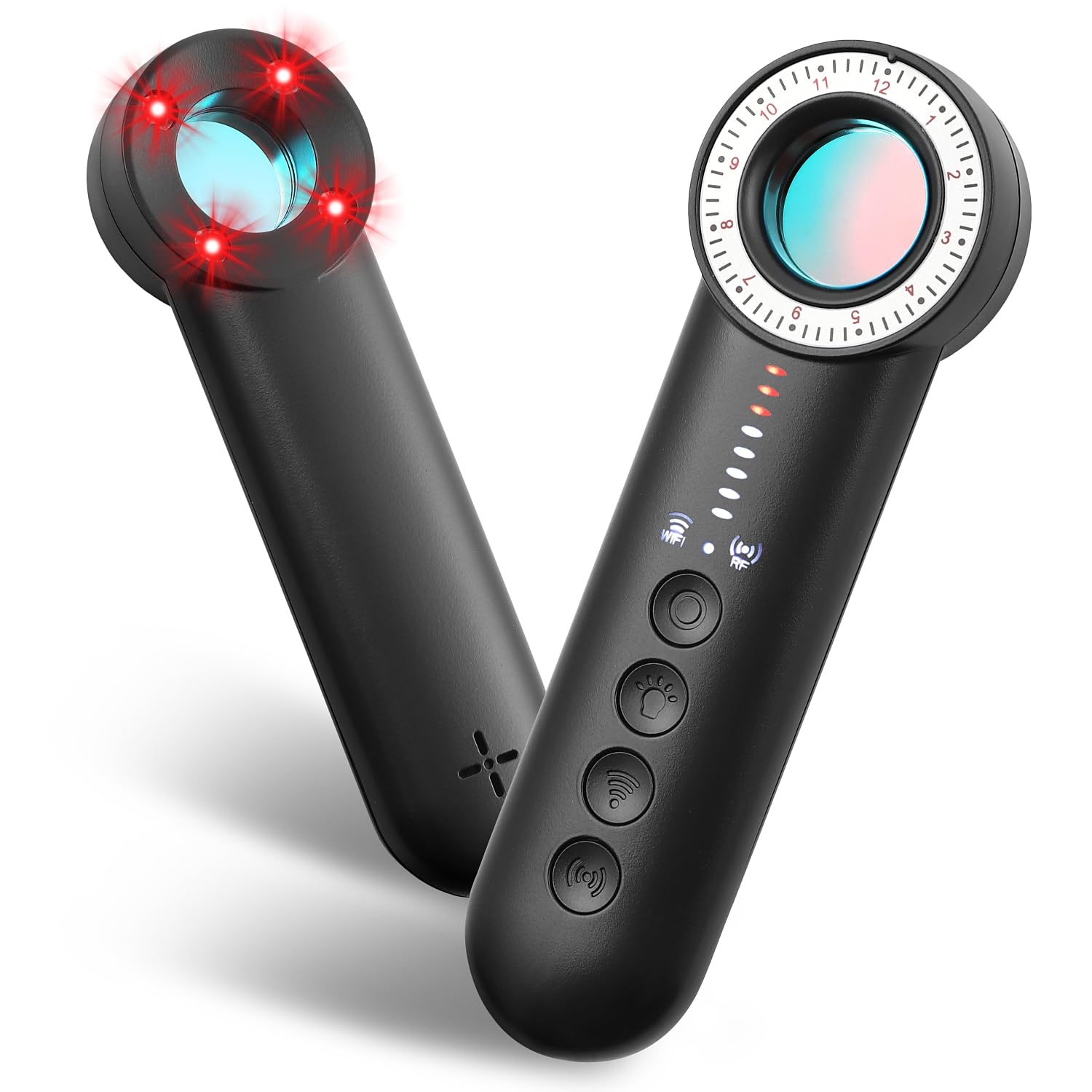 

BeneVie Высокопроизводительный детектор подслушивающих устройств. Детектор скрытых камер подслушивания. Работа радиообнаружения. Инфракрасный лазерный детектор GPS. чёрный