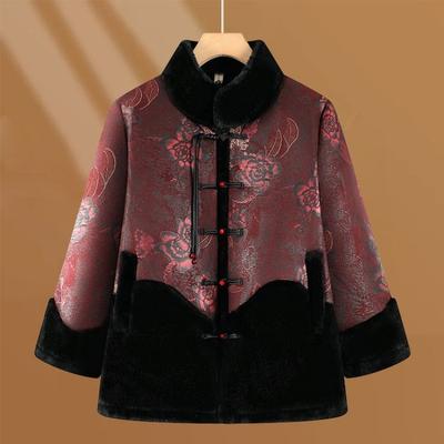 Winter Women's Thickened Coat Fur Integrated Top Clothes To Keep Warm