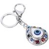Evil Eye Keychain Durable Portable Colorful Keychain for Handbag Hooks Home Decoration Gifts