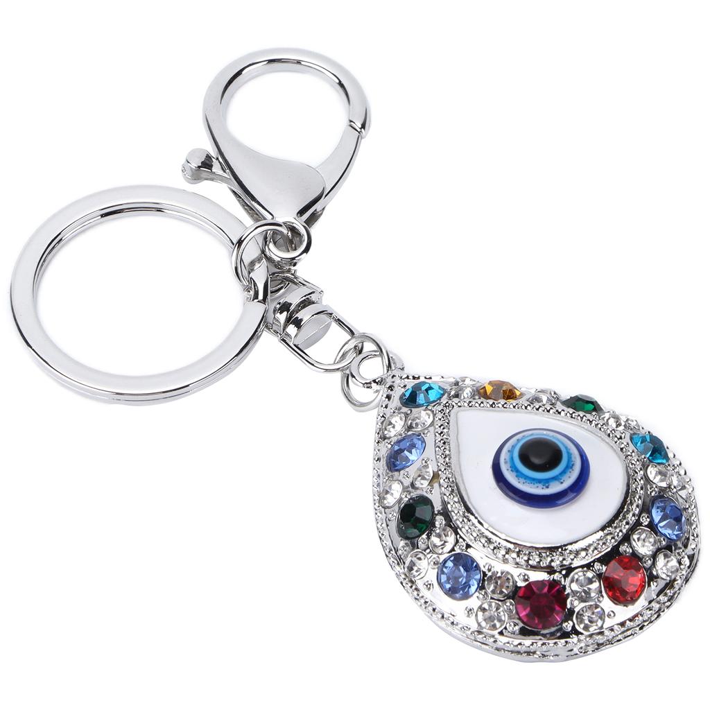 Evil Eye Keychain Durable Portable Colorful Keychain for Handbag Hooks Home Decoration Gifts