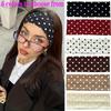 1pc Women's Stylish Polka Dot Headband Sweat-Wicking Workout Hairband Secure Fit For Yoga Running Gym Travel Casual Wear