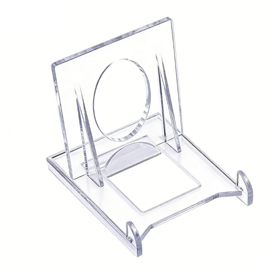 24PCS Adjustable Acrylic Display Easels Acrylic Plate Stand Display Holder Sturdy Book Stand for Home Office School