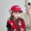 Kinder Herbst/Winter Lammwolle Baseballkappe mit Ohrenschutz