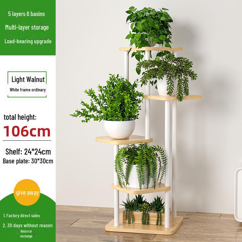 Cross-Border Multi-Layer Indoor Flower Rack for Living Room or Balcony