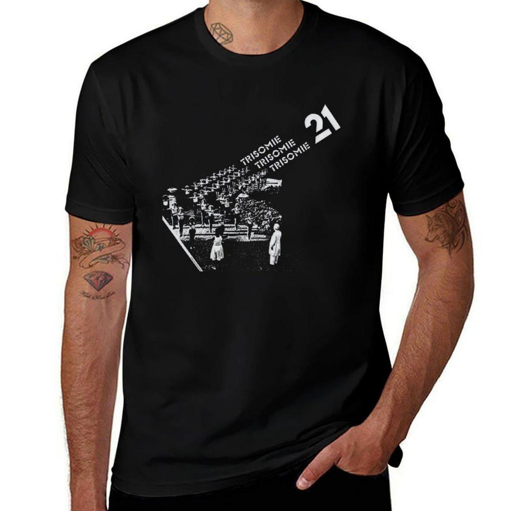 T-shirt Trisomia 21 T-shirt Anime Nere Taglie Forti Grafiche Abbigliamento Designer Uomo