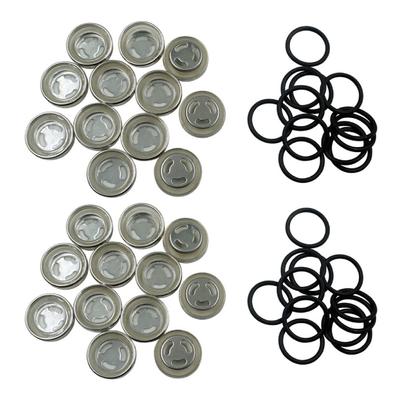 MOMOIRO SAMURAI Hauptbremszylinder Motorrad Kontrollfenster Inspektion Ca.. 0,7 Zoll (18mm), Set mit 30