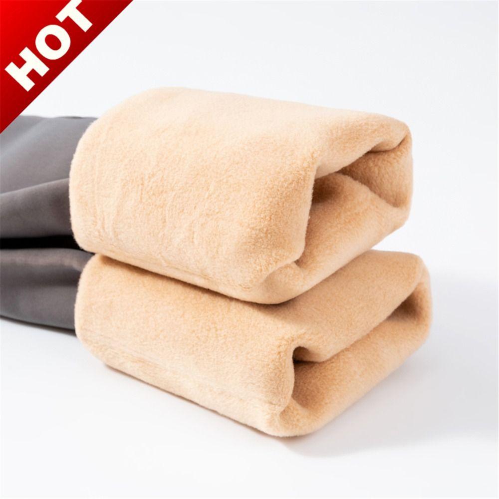 Fake Translucent Stockings Plus Size Tights Stockings Women's Winter Tights Warm Fleece Pantyhose