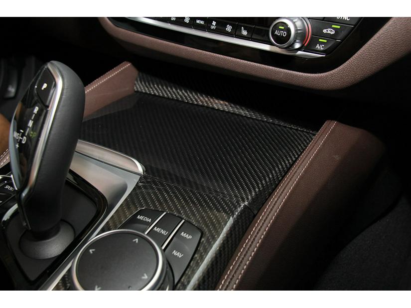 Real Carbon Fiber Interior Stickers for BMW G30/G32/G38 5 & 6 Series (525, 530Li, 630i)