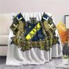 1PC AIK Print Flannel Blanket, High Quality Comfortable for All Seasons, Home Decor, Warmth and Comfort, Perfect for Christmas Gifts