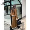 Herbst Winter Neue Verdickte Warme Woll Anzug Koreanischen Stil Einfarbig Casual Elegante Lange Kleid Anzug