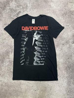 Vintage David Bowie Black Graphic T-Shirt and Kids Shirt S