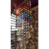 Sparkling K9 Crystal Glass Crystal Car Hanging Rainbow Suncatcher Beautiful Balcony Garden Hanging Ornament A11