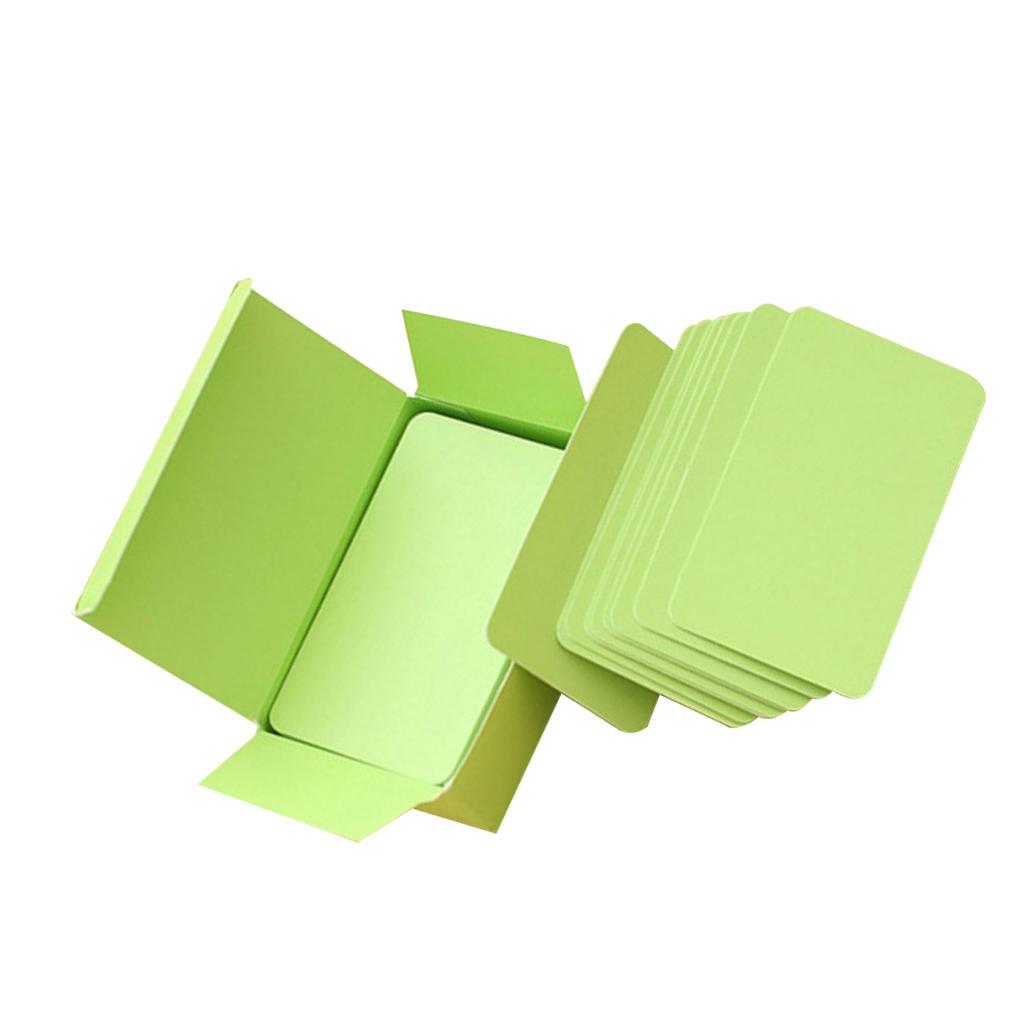 Color Blank Note Index Card Reusable Paper Flash Cards Creative Invitation Card for Holiday and Birthday Events