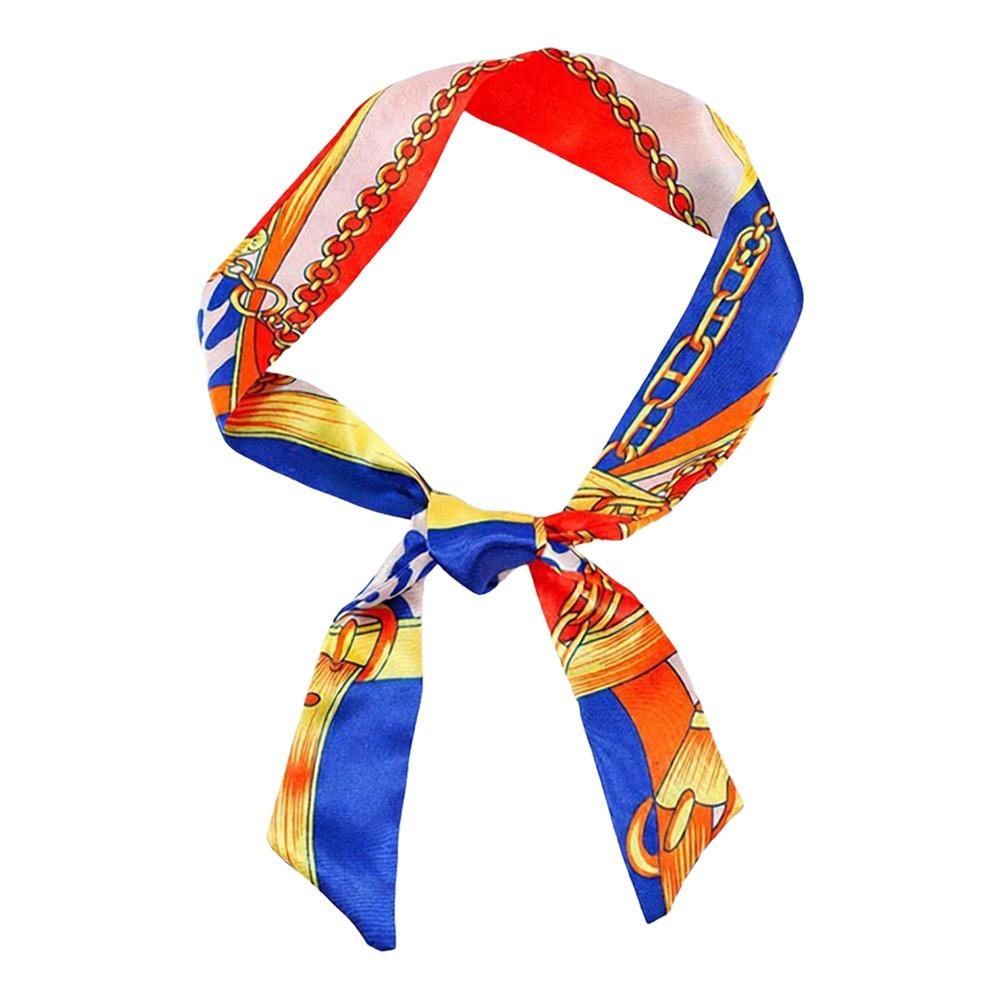 Long Small Silk Scarf Double-Sided Streamer Neck Scarf New Decor Ribbon Scarf Women Accessories