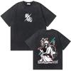2026 Hot Sale Anime Gintama Sakata Gintoki Graphic Print T-shirts Men Women Hip Hop Streetwear Top Y2K Gothic Cotton Oversized T-shirts