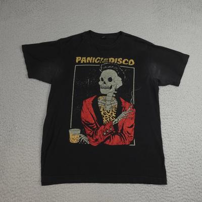 Panic At The Disco Shirt Herren Medium Schwarz Death Of A Bachelor Tour Grafik T-Shirt