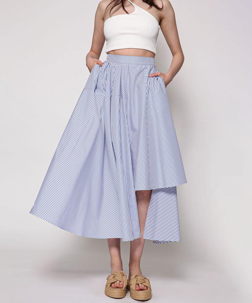 02ARMOIRE Annabel Skirt _ Blue Stripe