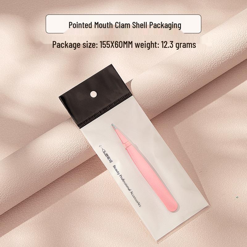 Stainless Steel 96-Piece Eyebrow & Beard Tweezers Set with Double Eyelid Stickers