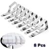 8 Stück Edelstahl Tischdecken Picknick-Klammern Abdeck-Clip Halter Tischdecke für Haushalt Party Picknick Hochzeit Befestigungsclips