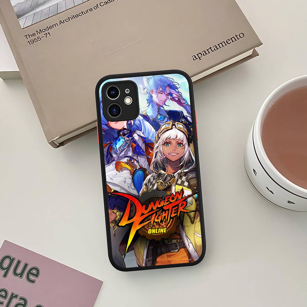 D-Dungeon A-And F-Fighter Phone Case For IPhone 16 15 14 13 12 11 Pro Max 7 8 6 6s Plus Matte Cover
