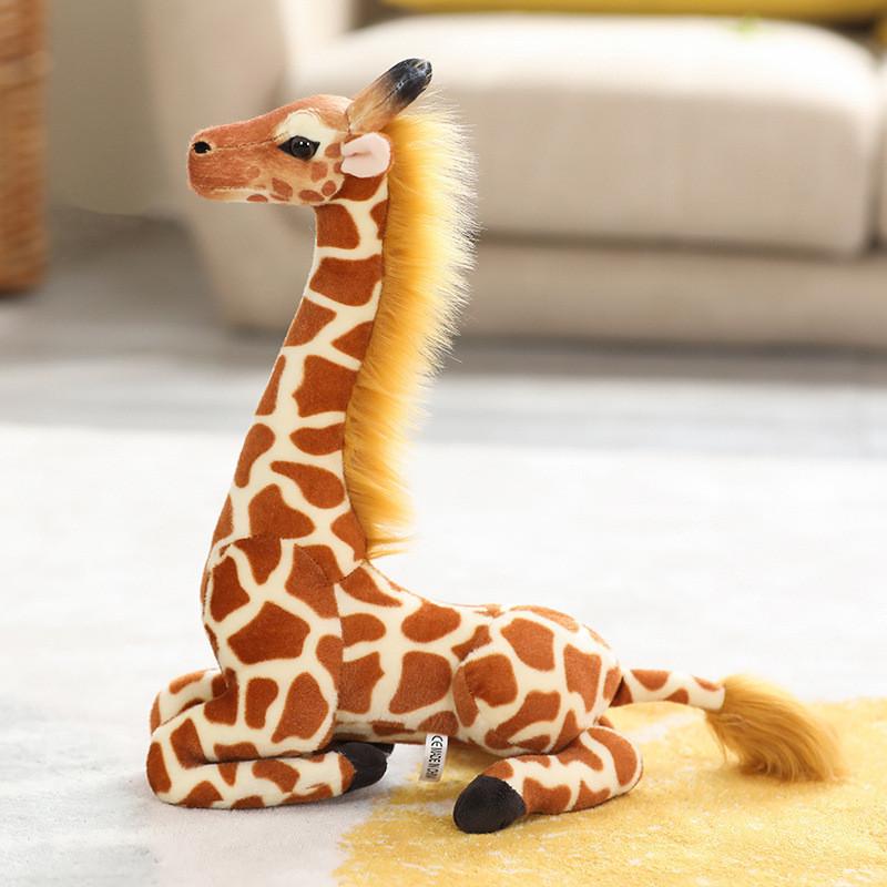 Stuffed Giraffe Cute Animal Cartoon Children Sleep Accompany Boy Gifts Girl