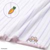 Towel Museum mofusand Striped Face Rabbit and Cat 34 x 80 cm Towel, Purple, Design, Cute, 43-0072150, Approx.