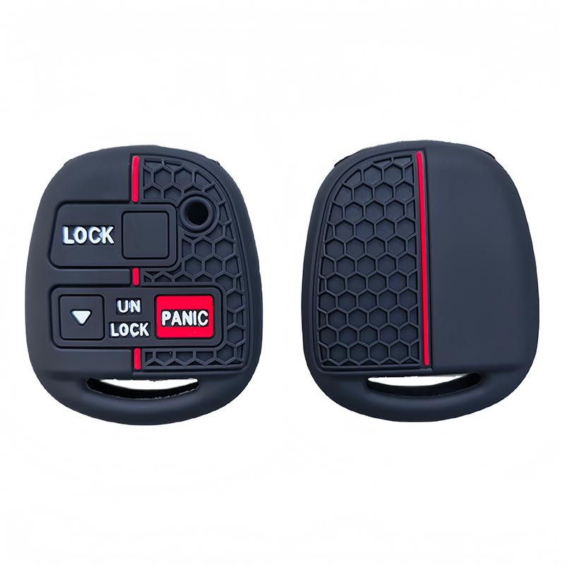 Silicone Car Key Fob Case Cover Skin For Toyota Camry Rav4 Prado Corolla Avensis Land Cruiser Yaris Lexus Es Gs Ls Is Rx Sc Lx