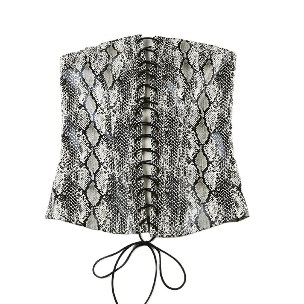 

Укороченный топ без рукавов со шнуровкой, обтягивающий жилет, модный кожаный топ, музыкальный фестиваль L чёрный