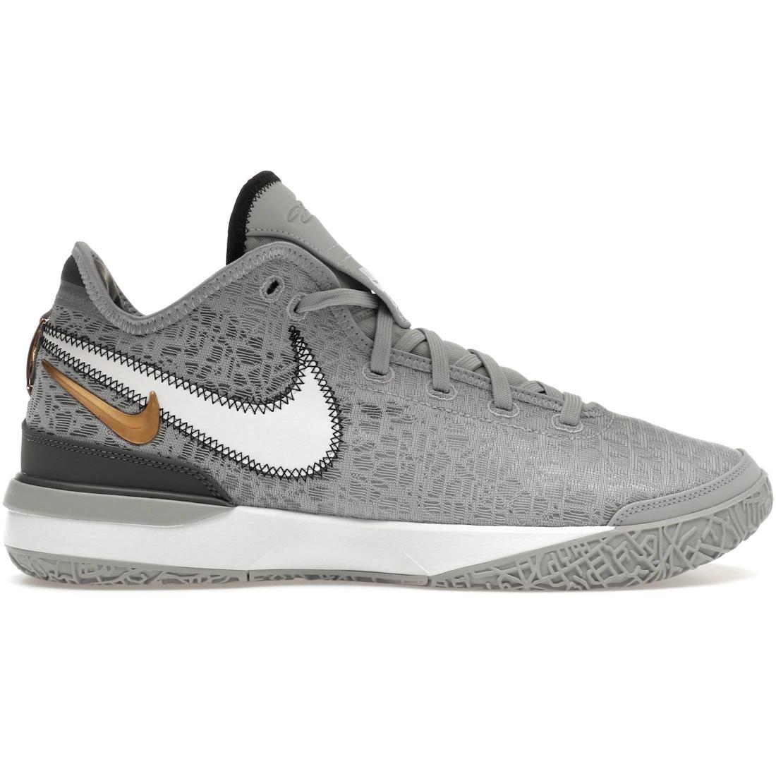 

Кроссовки Nike Zoom LeBron NXXT Gen Серый волк Металлик Золотой(DR8784-004) 46
