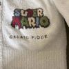GELATO PIQUE X Super Mario Bros Unisex Cardigan White Long Sleeve Used Good FS