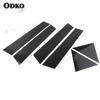 6pcs Car Door Trim Cover Kits Black Pillar Posts Sticker For Chrysler 300/300C 2005-2010 & For Dodge Magnum 2005 2006 2007 2008